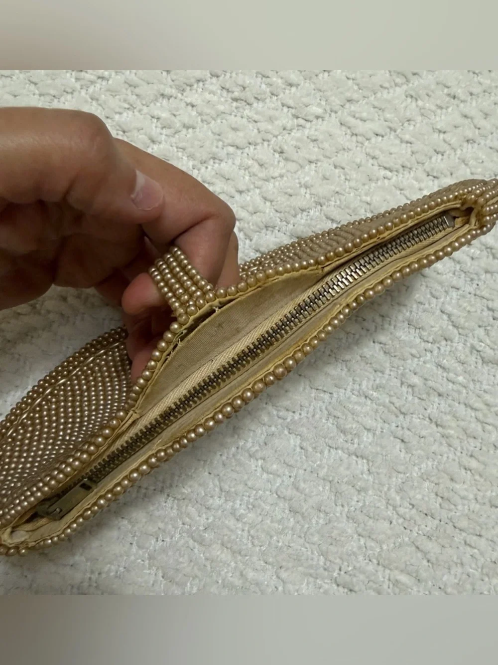 Vintage Japanese Beaded Clutch Evening Purse Women’s